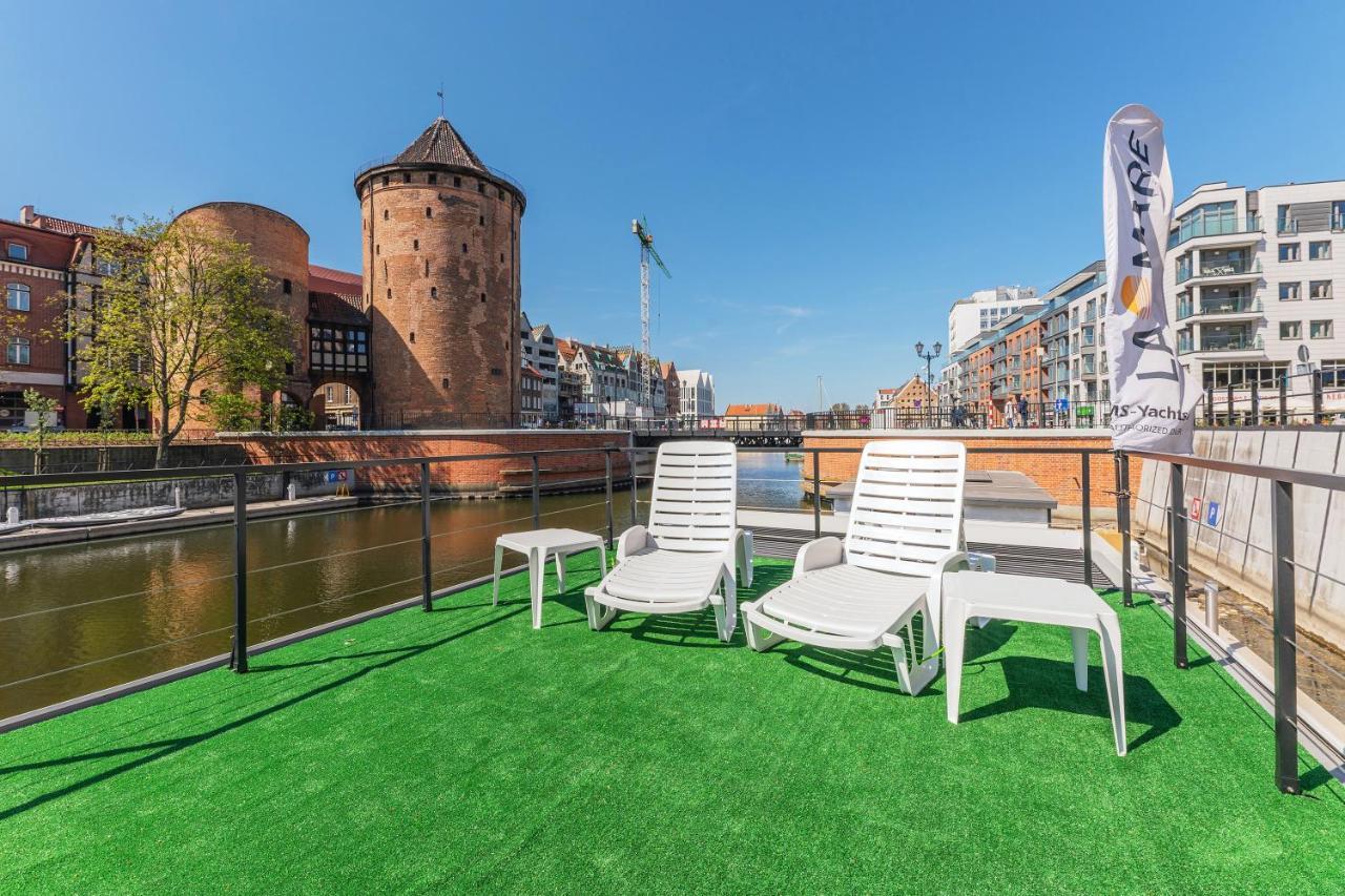 Domy Na Wodzie - La Mare Motlava Houseboats With Sauna By Downtown Apartments Gdaňsk Exteriér fotografie