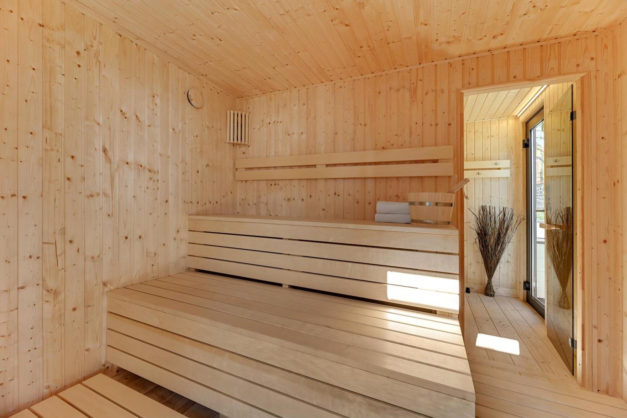 Domy Na Wodzie - La Mare Motlava Houseboats With Sauna By Downtown Apartments Gdaňsk Exteriér fotografie